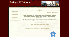 Desktop Screenshot of antigua-efficiencies.com