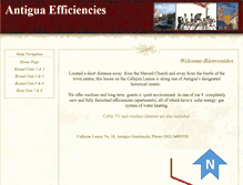 Tablet Screenshot of antigua-efficiencies.com